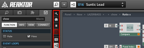 REAKTOR 5.7ショートカットアイコン