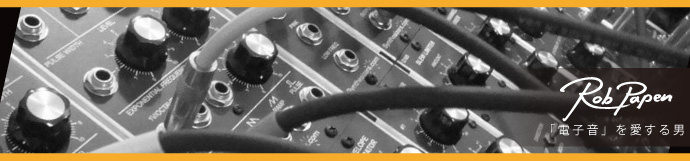 「電子音」を愛する男 Rob Papen