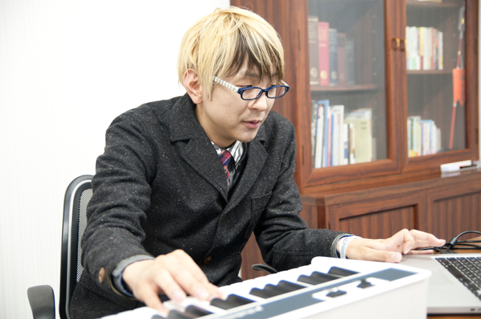 BLUEを弾くとくさん